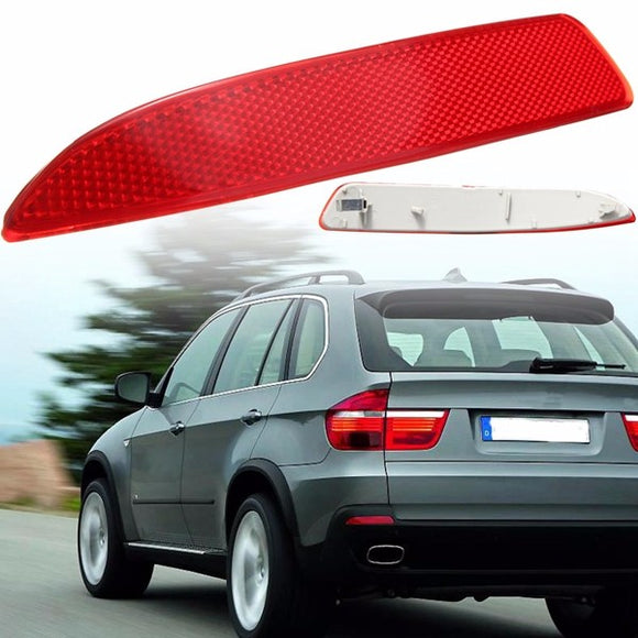 Left Side Red Rear Bumper Reflector Light For BMW X5 E70 2007-2013 63217158949