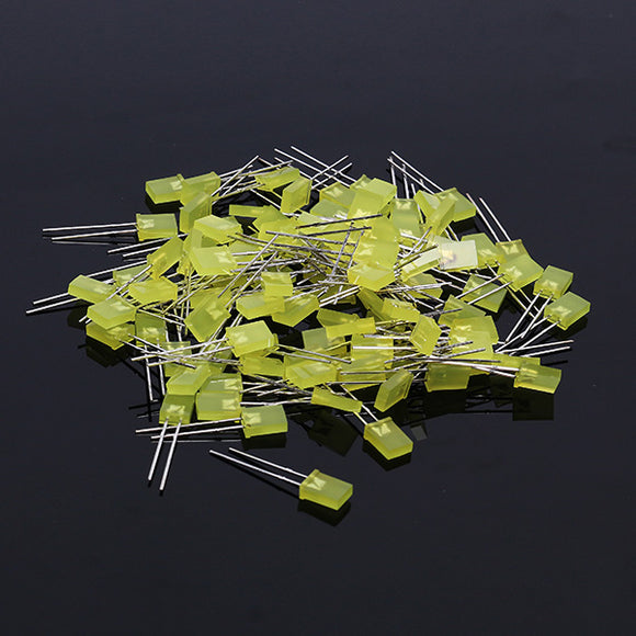 2*5*7mm Square Fog Yellow To Yellow LED Light Emitting Diodes DIY Element Parts
