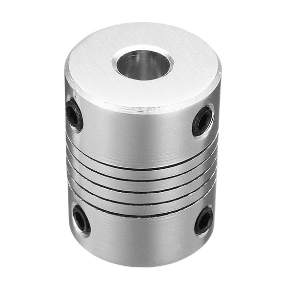 Machifit 6.35mm x 10mm Aluminum Flexible Shaft Coupling CNC Stepper Motor Coupler Connector