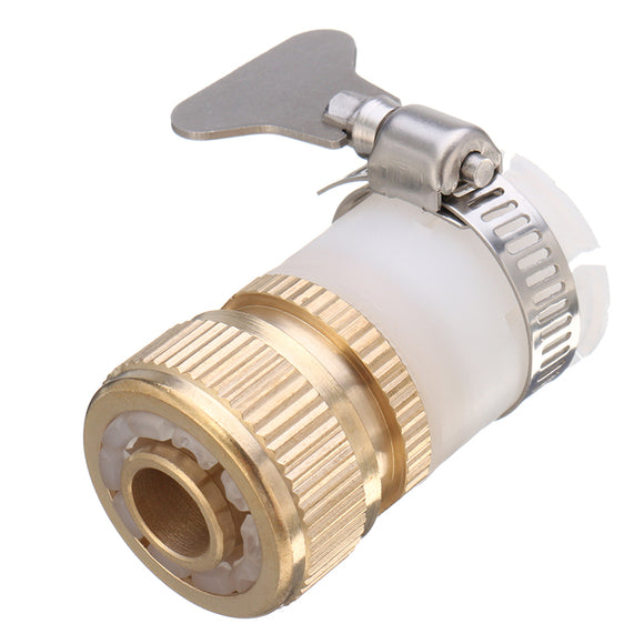 1/2 Inch Brass Tap Hose Pipe Quick Connector Adjustable Mixer Faucet Adapter