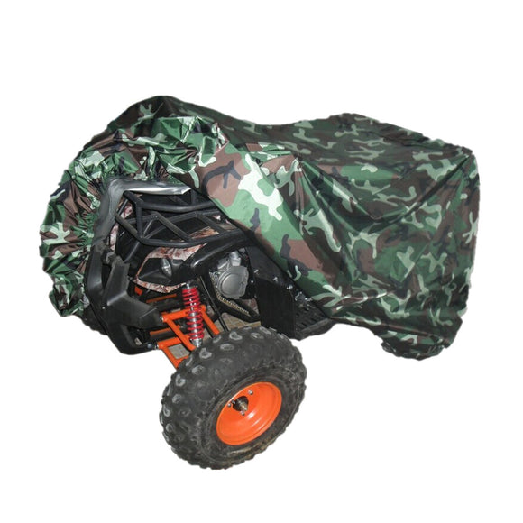 Quad Tractor ATV Cover Anti-UV Waterproof Heatproof Camouflage XL