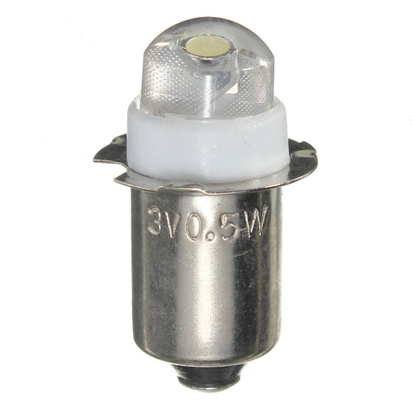 P13.5S LED Flashlight Replacement Bulb 0.5W 100LM Torch Work Light Lamp DC 3V 4.5V 6V