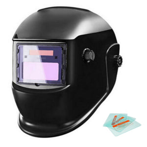 New Solar Powered Auto Darkening Welding Helmet Grinding Welder Mask Black Welding Mask