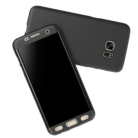 Full Body Front & Back Cover Matte Case For Samsung Galaxy S7 Edge