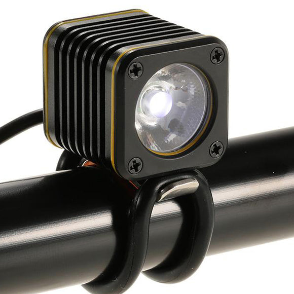 LED Bicycle Front Light Cycling Warning Light Smart Thermostat Lamp IPX6 Waterproof