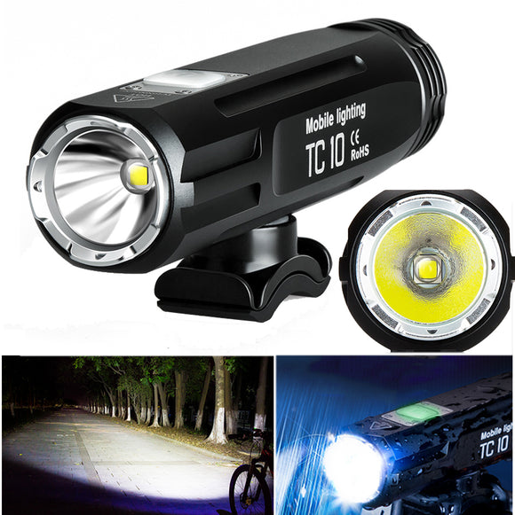 infun TC10 850LM IPX6 3400mAH Battery 85 Floodlight 4 Modes Intelligent Temperature Bike Light