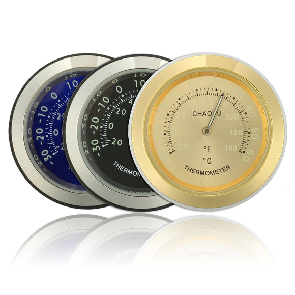 Motorcycle Handlebar Thermometer Dial Waterproof Temp Gauge