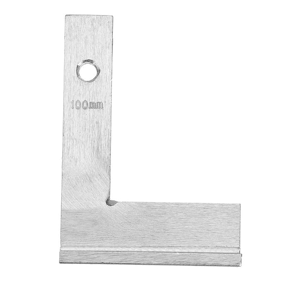 100 x 70mm 90 Degree Angle Corner with Hole Square Ruler Wide Base Gauge for Woodworking
