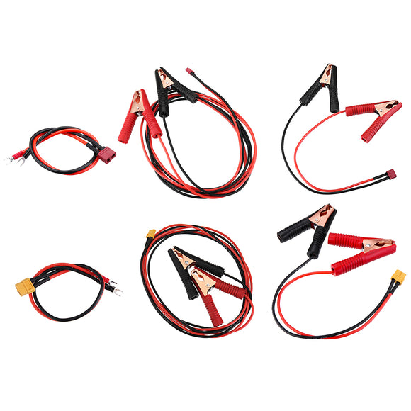 14AWG 30/200cm U Type/Alligator Clip to T /XT60 Female Plug Cable Wire for ISDT Q6 Charger