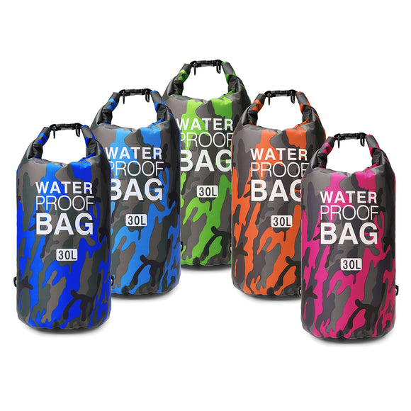 30L Outdoor Sports Waterproof Dry Bag Backpack Pouch For Floating Boating Kayaking Camping