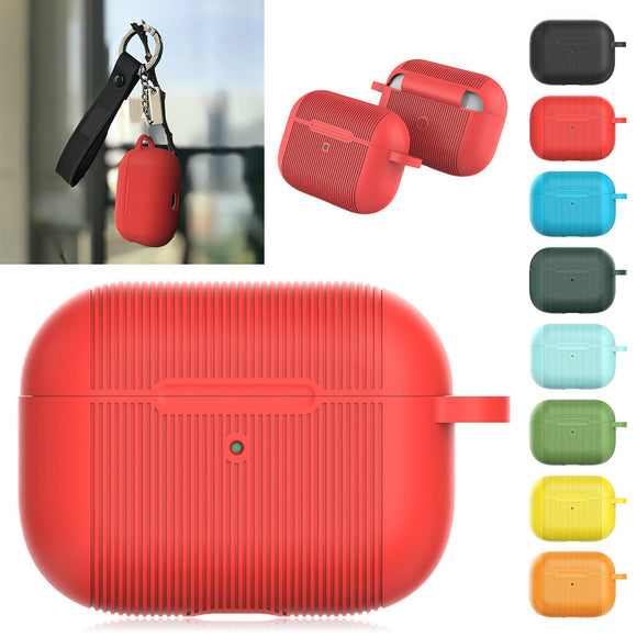 Bakeey Frosted Silicone Shockproof Dirtproof Anti-slip Earphone Storage Case for Apple Airpods Pro 2019