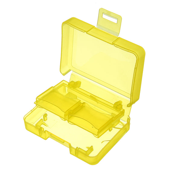 5pcs Yellow Backpacker GK-1CF4SD Portable Memory Card Receiving Box Mobile TF Card Camera CF/SD Storage Card Box