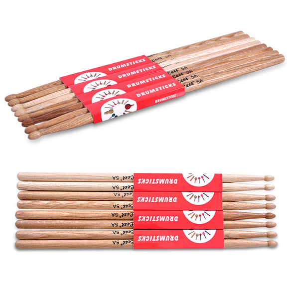 Pair of 5A Oak Drumsticks Stick