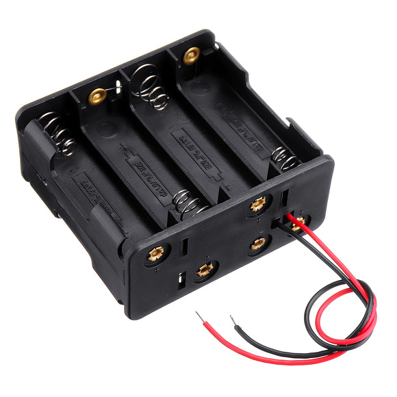 8 Slots AA Battery Holder Plastic Case Storage Box for 8*AA Battery