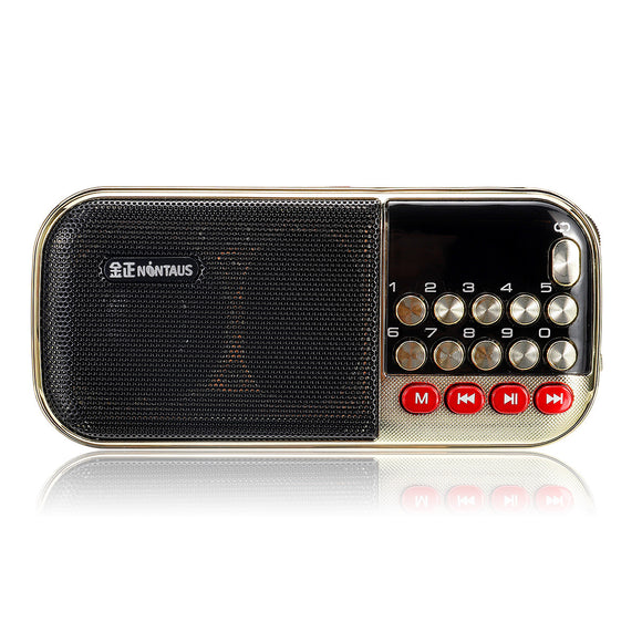 Portable FM 87.5-108MHZ 85dB Radio MP3 Player Stereo Speaker