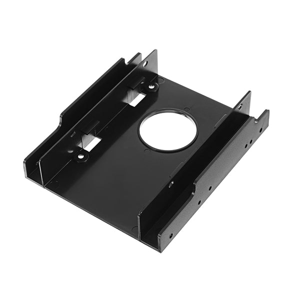 JEYI S01 Double Driver Tray Plastic Mounting Kit Adapter Bracket Converter 2.5 inch to 3.5 inch HDD