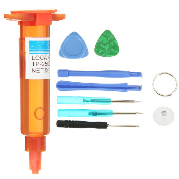 5ML UV Glue+Outer Screen Glass Replacement Repair Tools Kit For Phone PC Tablet