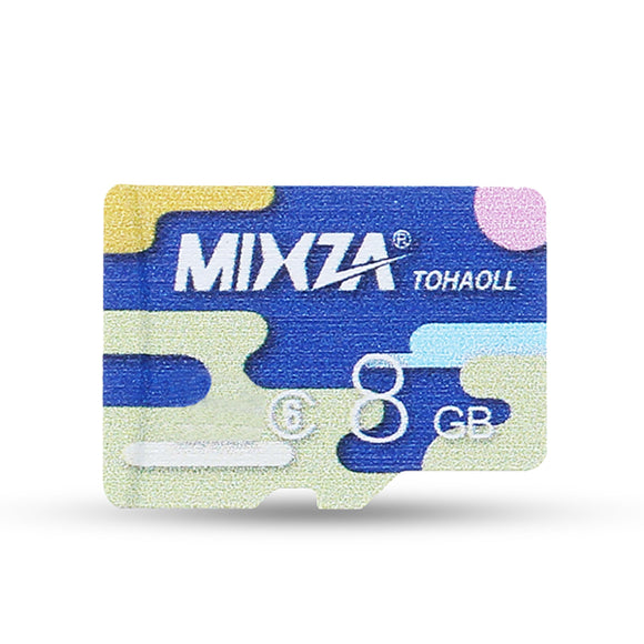 Mixza Colorful Edition C6 Class 6 8GB TF Micro Memory Card for Digital Camera Smartphone MP3 TV Box