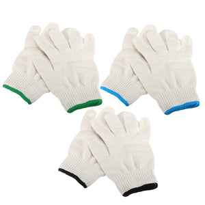 Cotton Yarn Stretchable Knitted Labor Garden Work Protection Gloves