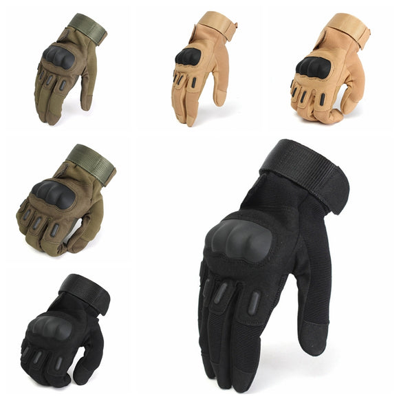 Tactical Military Motorcycle Bicycle Airsoft Shooting Hunting Full Finger Gloves