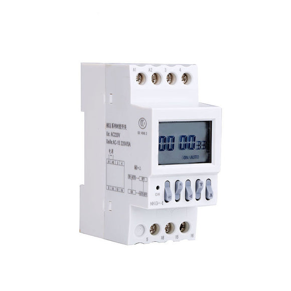 NKG-4 220V 5A Automatic Factory School Bell Timing Switch Controller 40 Groups Timer Time Switch Relay
