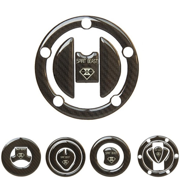 Motorcycle Tank Sticker 3D Fuel Gas Tank Cap Pad Decals Waterproof Logo Luminous