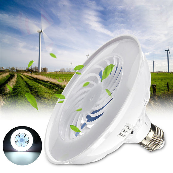 12W E27 LED Spot Night Light Downlight Fan Ring Lamp White 220V