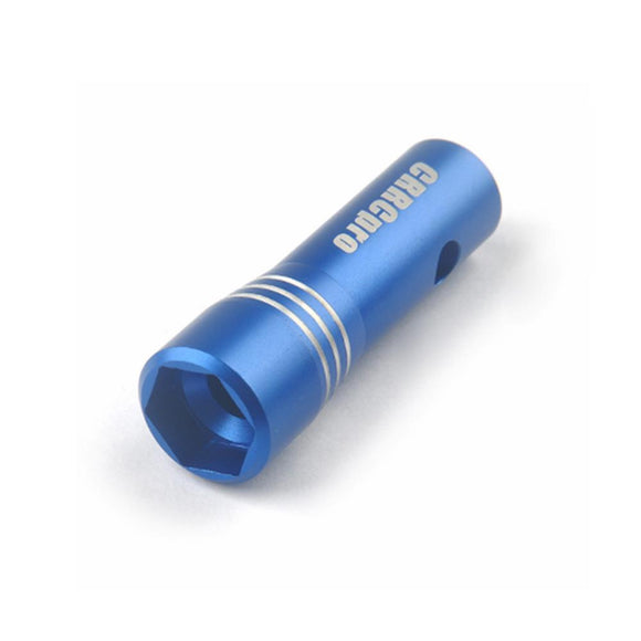 60mm CNC Aluminum Alloy CM6 Spark Plug Sleeve Spanner 14mm Hex Removal Sleeves for RC Model Drone