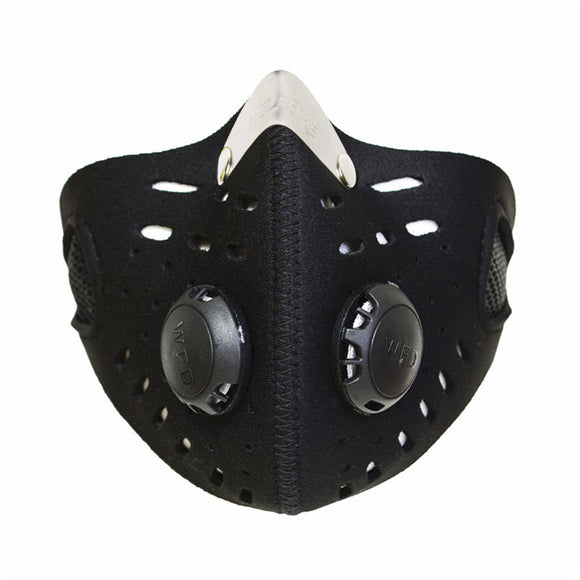 WOSAWE BE107 Anti-pollution Cycling Dust Mask W/Activated Filter Bicycle Windproof Carbon