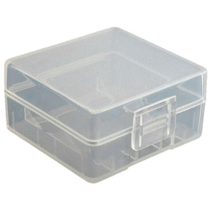 Soshine 2x 18350 Battery Transparent Hard Plastic Storage Case Cover