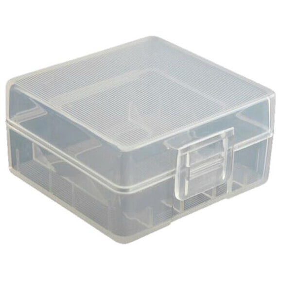 Soshine 2x 18350 Battery Transparent Hard Plastic Storage Case Cover