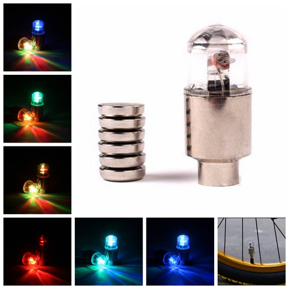 Motorcycle Bicycle Valve Core Flashlight LED Light Wheel Decorative Light