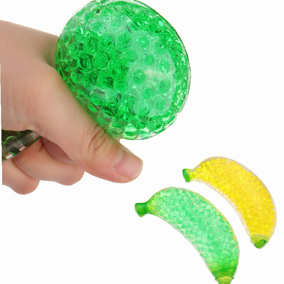 Squishy Banana Stress Reliever Ball Squeeze Stressball Fun Gift Novelty Gag Stress Relief Toys