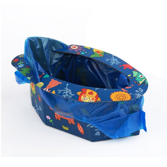 Car Emergency Disposable Portable Toilet Travel Potty Mobile Folding For Toddler Kids