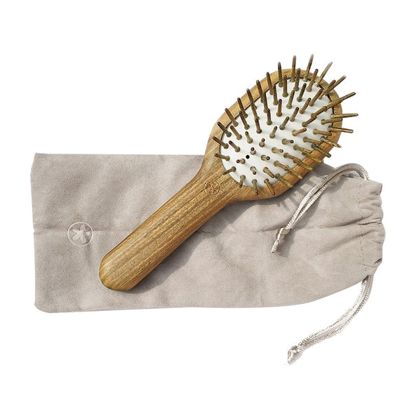Xiaomi Smate Hair Care Beech Natural Wooden Comb Scalp Massage Comb Logs Handmade with Portable Bag
