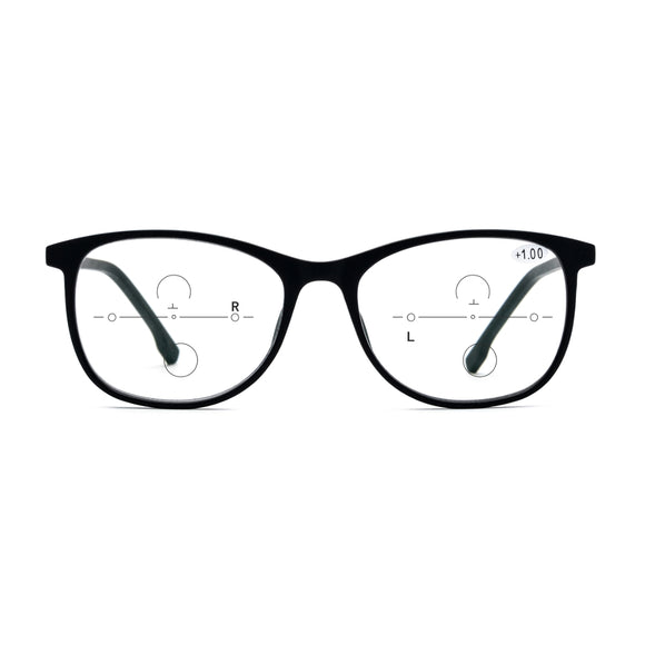 KCASA Anti Blue Light Progressive Multifocal Reading Glasses TR90 Ultra Light Presbyopic Glasses