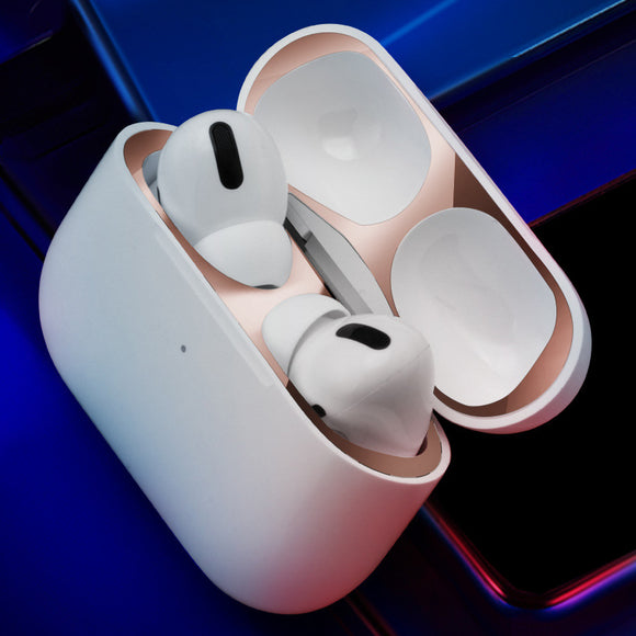 Bakeey Apple Airpods Pro Ultra Thin Dust-proof Earphone Storage Case Metal Protective Film Sticker Dust Guard