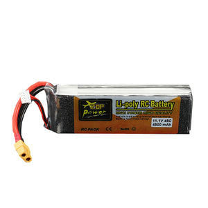 ZOP Power 11.1V 4500mAh 3S 45C Lipo Battery XT60 Plug