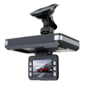 2 IN 1 Car DVR Recorder Radar Laser Speed Detector Trafic Alert MFP 5MP English Russian Language
