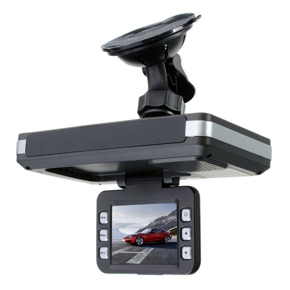 2 IN 1 Car DVR Recorder Radar Laser Speed Detector Trafic Alert MFP 5MP English Russian Language