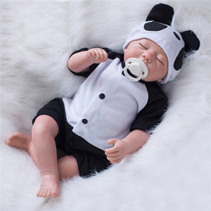 20 Lifelike Newborn Silicone Vinyl Reborn Baby Doll Handmade Reborn Dolls Gift"