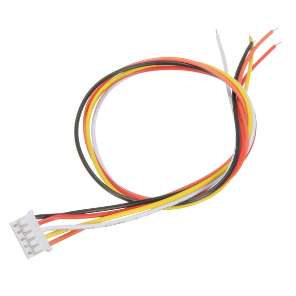 Excellway 10Pcs Mini Micro JST 2.0 PH 5Pin Connector Plug With 30cm Wires Cables