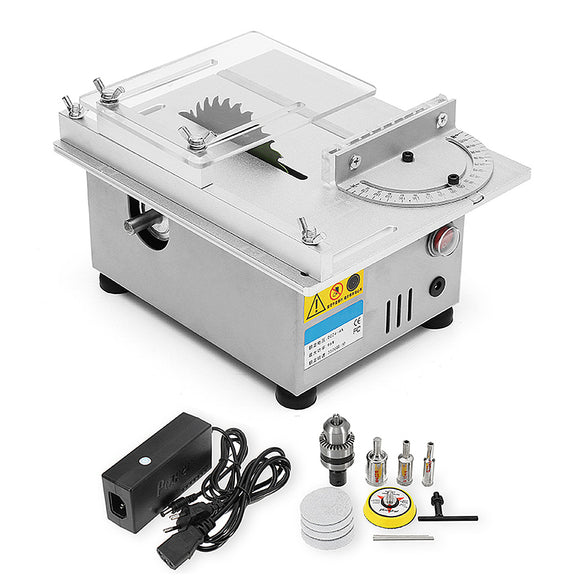 Raitool T4 Mini Table Saws Wood Working Bench Lathe Electric Polisher Grinder DIY Model Cutting Saw