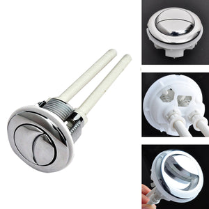 38mm Chrome Dual Flush Toilet Push Button High Pressure Pumping Accessories For Toilet Closestool