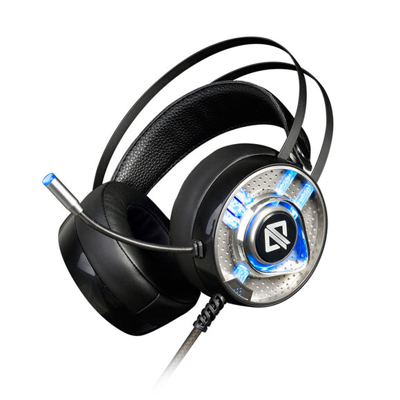 AJazz AX360 3.5mm Audio Jack + USB Wired Noise Canceling Gaming Headset Headphone with Microphone