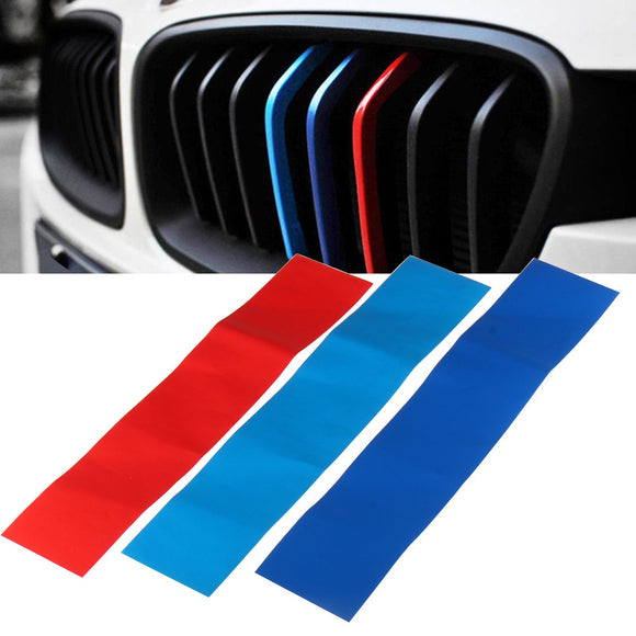 25cm M Type Grill Car Sticker Decoration Vinyl for BMW Grill