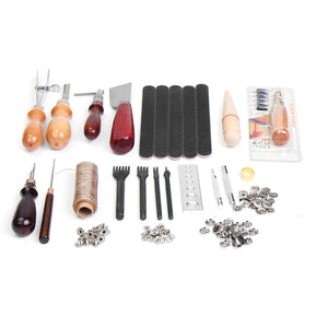 Craft DIY Handmade Tools Punch Edger Trench Device Belt Puncher Set Leather Craft Tool