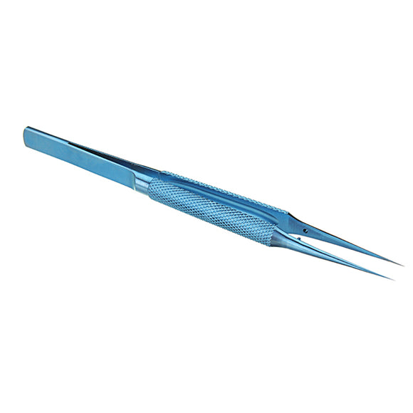 Straight Titanium Alloy Tweezers Professional Maintenance Tools 0.15mm Edge Precision Fingerprint Tw