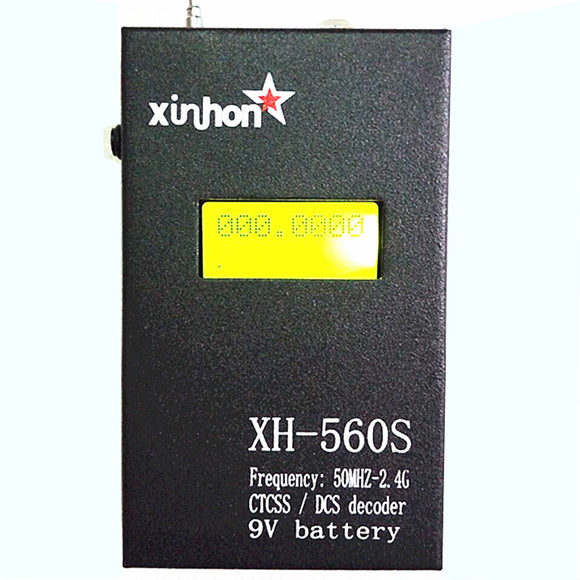 XH-560S Frequency Tester Frequency Analyzer 50MHz-2.4GHz for Two Way Radio Walkie Talkie