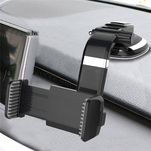Universal 360 Rotation Dashboard Sucker Suction Cup Desk Stand GPS Holder for Phone Under 5.5-inch